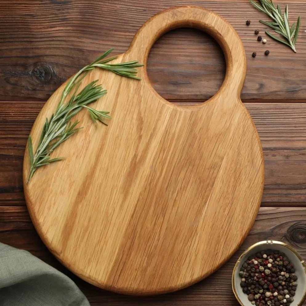 Round Acacia Wood Platter - Main Image