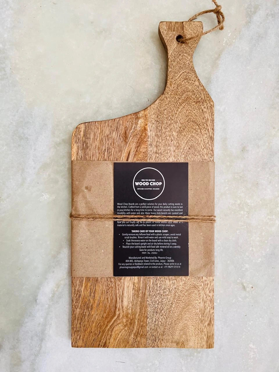 Mango Wood Chopping Board & Serving Platter with Handle