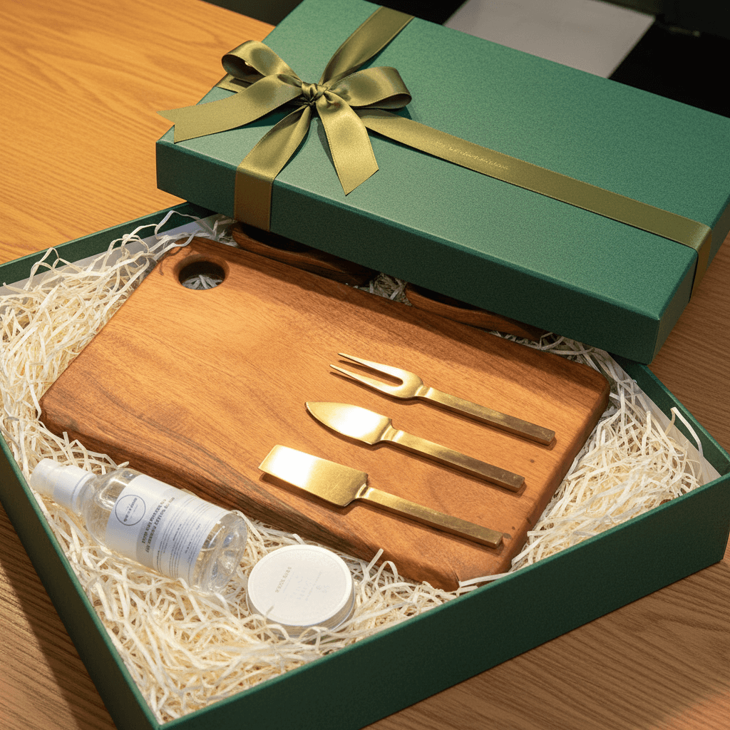 Premium Acacia Wood Kitchen Gift Set
