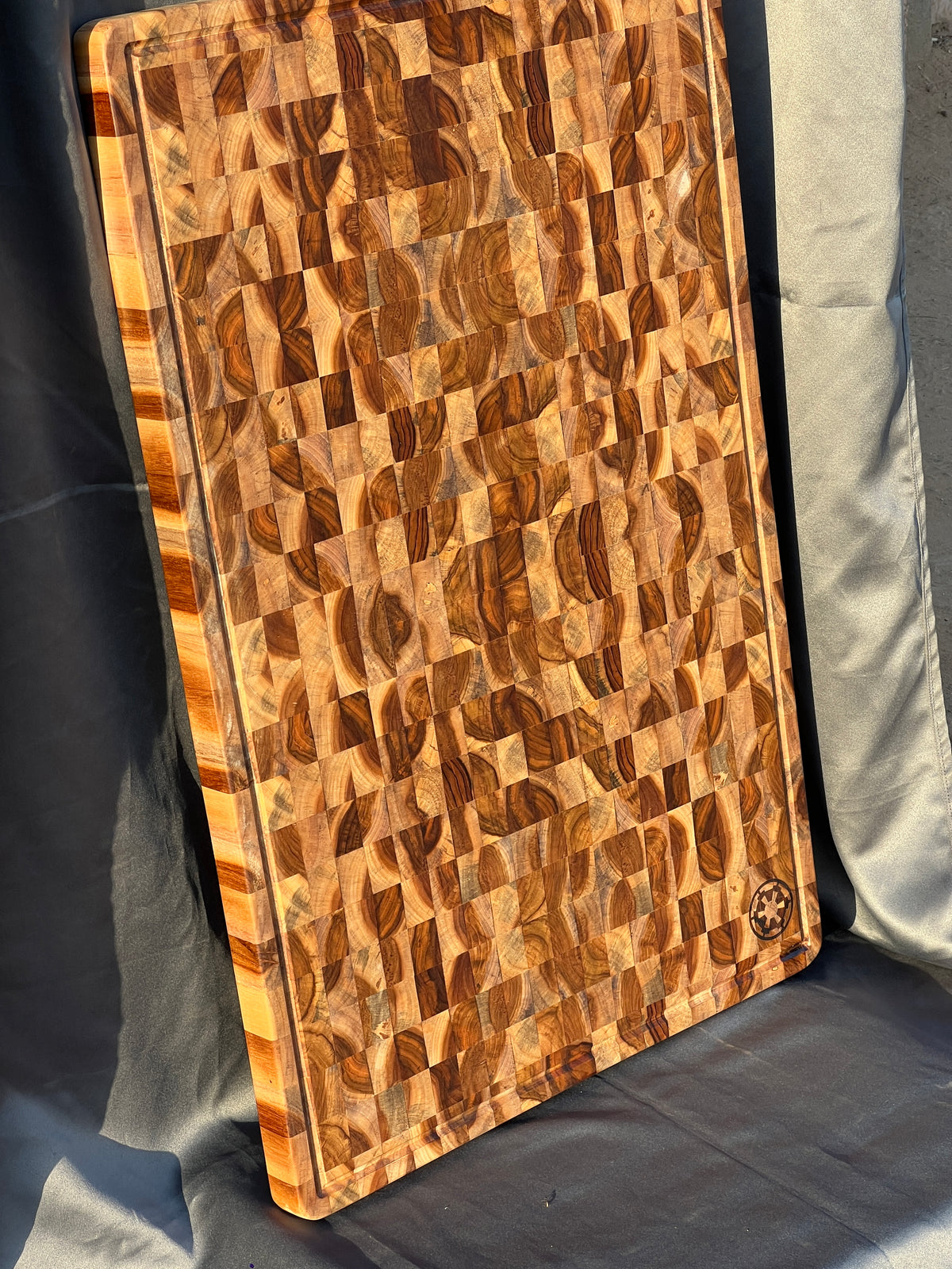 20 x 12 x 2 inch Teak End Grain Cutting Board