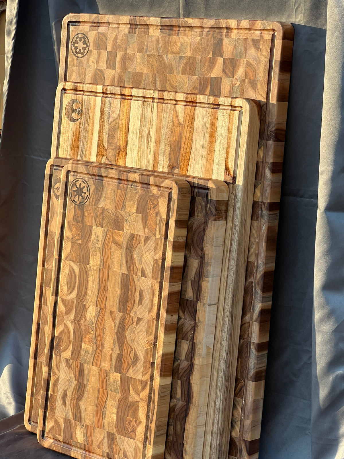 20 x 12 x 2 inch Teak End Grain Cutting Board
