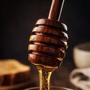 Handcrafted Acacia Wood Honey Dipper