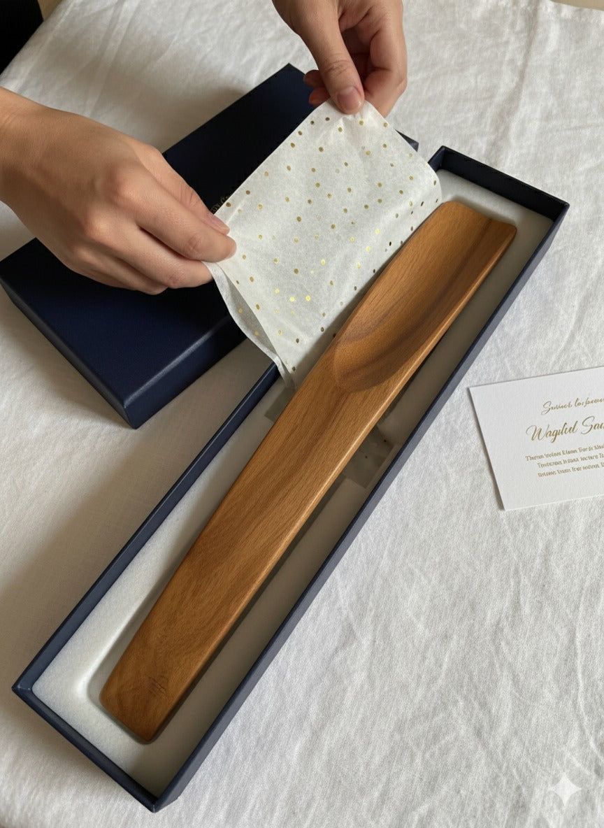 Solid Wood Long Shoehorn | Wood Chop