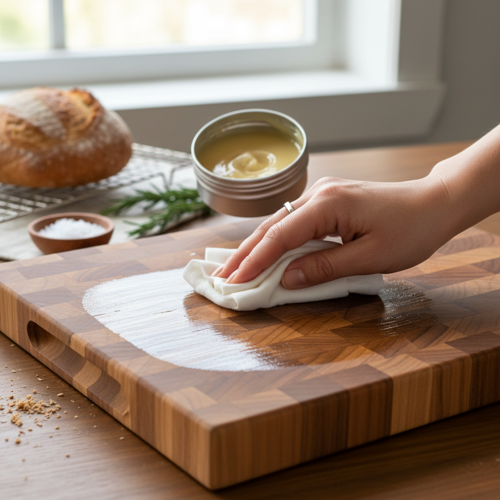 100% Natural Beeswax for Wooden Cutting Boards & Cutlery