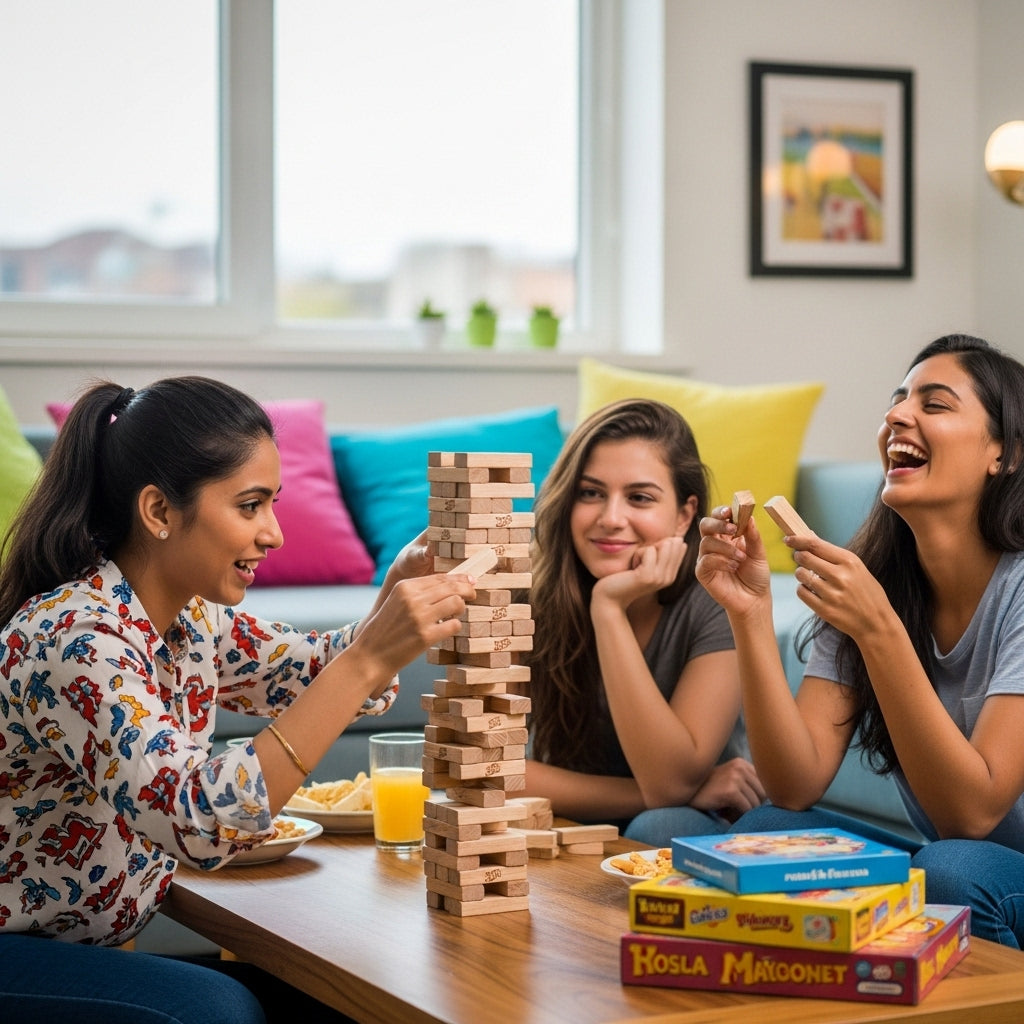 Classic Jenga in Solid Acacia Wood