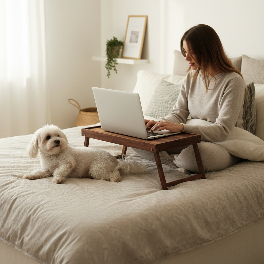 Foldable Laptable - Work from Home Office Laptop / Breakfast Table / Bed Desk