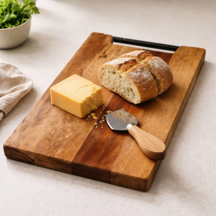 Solid Sheesham Wood Cutting Board for Daily Chopping